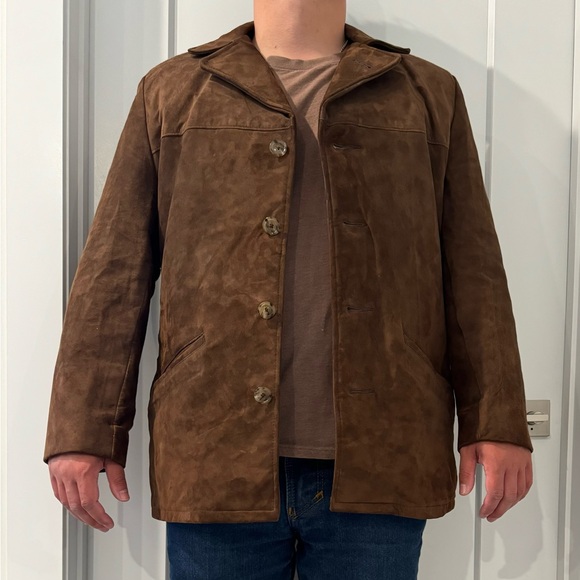 Suede Coat with Fleece Lining (Tall) - Picture 5 of 15